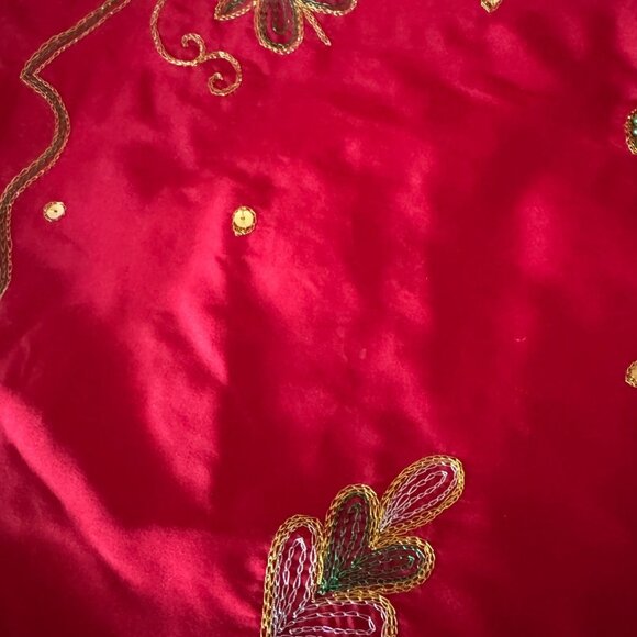 3 Pcs. Fabric from India Decorative Hand Stitching sizes inside - Picture 6 of 11